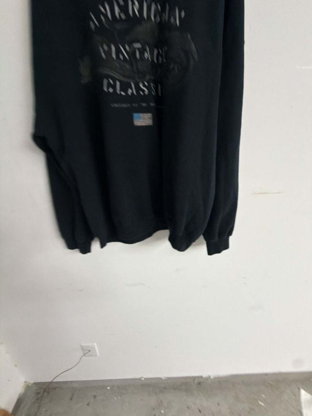 Puritan Vintage American Classic Motorcycle Graphic Crewneck Sweatshirt